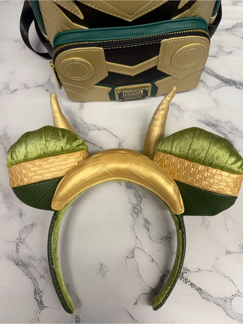 Marvel’s Loki Loungefly Backpack 🎒and Mickey Ears